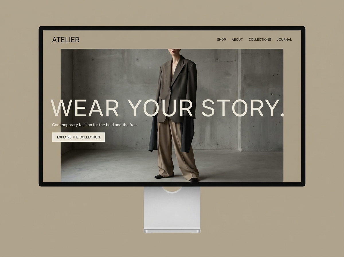 Showcase Your Vision with the Best Website Builder for Fashion Designers website preview