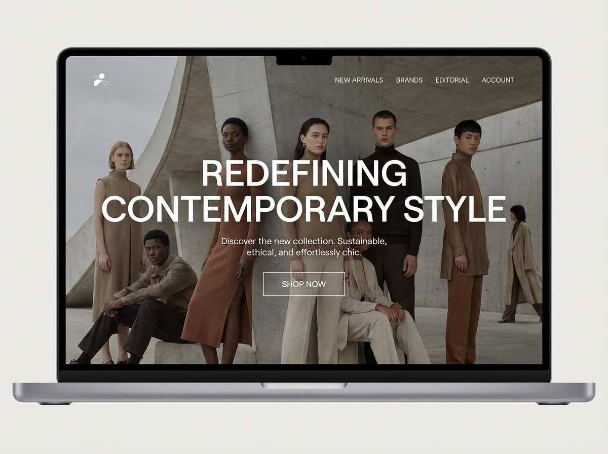 Launch Your Stunning Fashion Label Website Today website preview