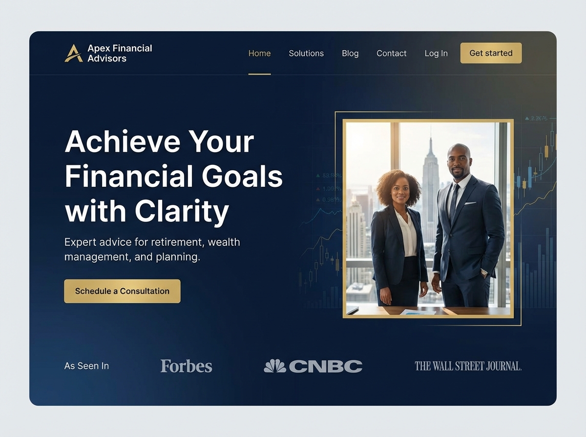Build a Professional Website for Financial Advisors website preview