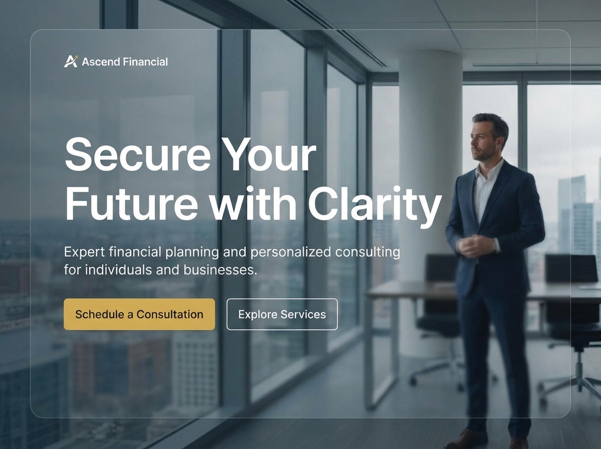 Build Your Authority with a Professional Financial Consultant Website website preview