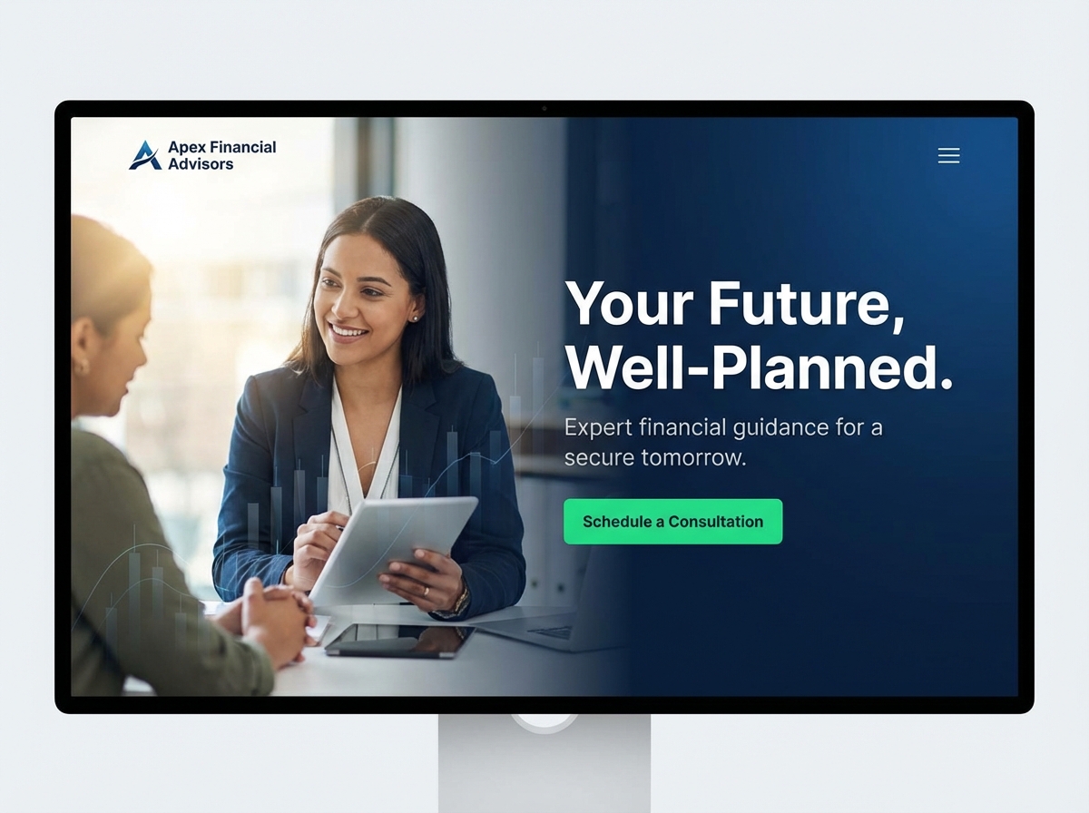 Build Your Professional & High-Ranking Financial Planner Website website preview