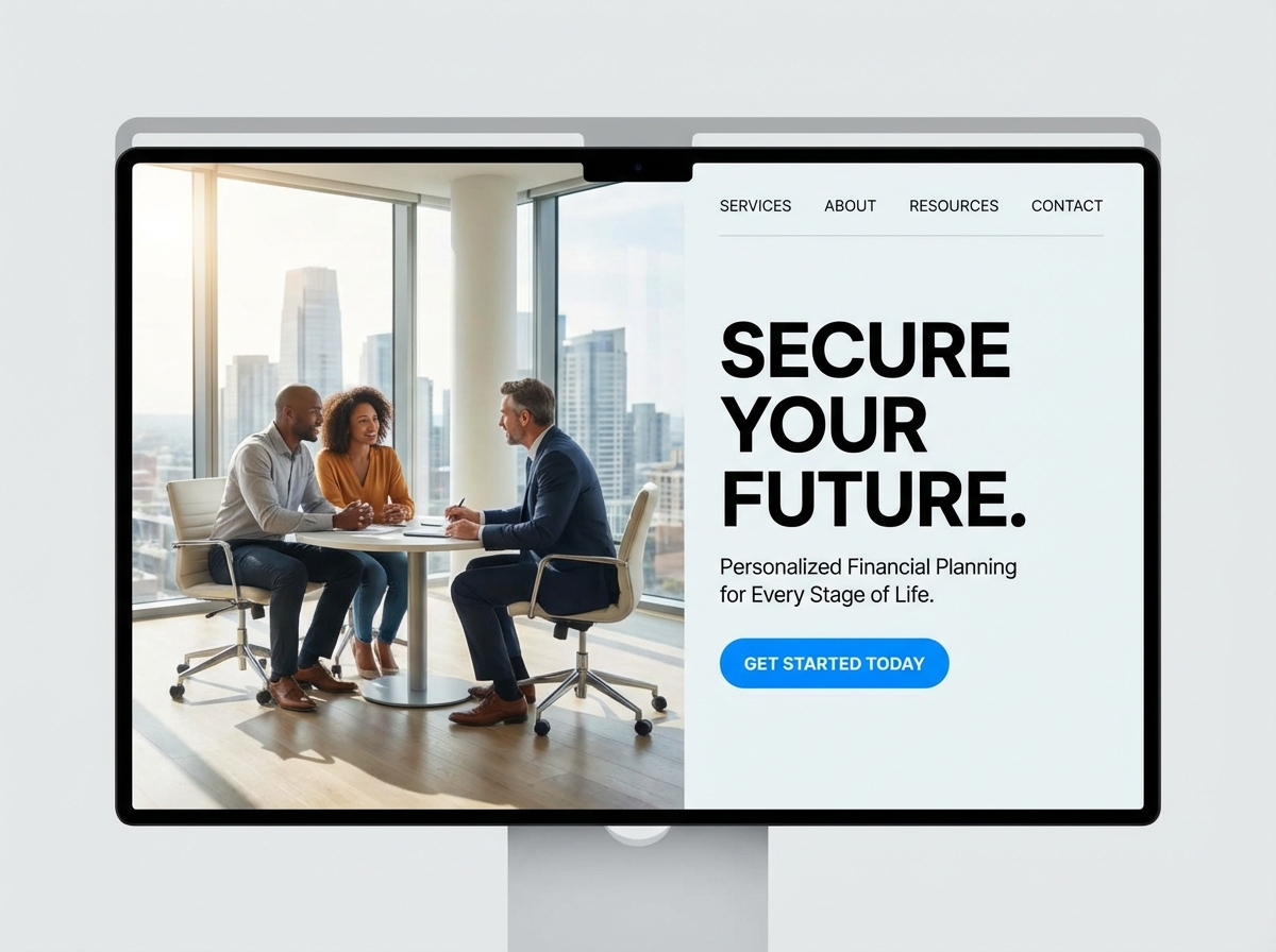 Build a Professional Financial Planning Website website preview