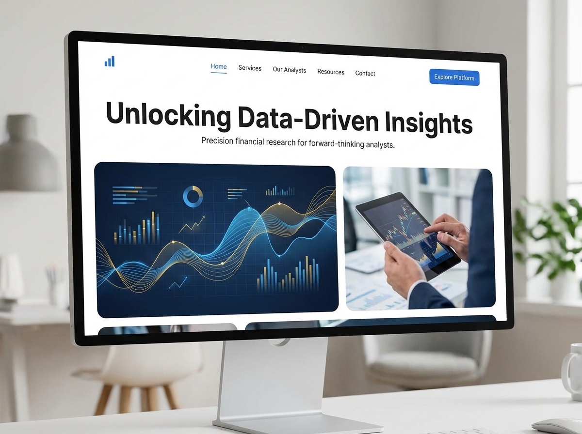 Build a Professional Online Presence as a Financial Research Analyst website preview
