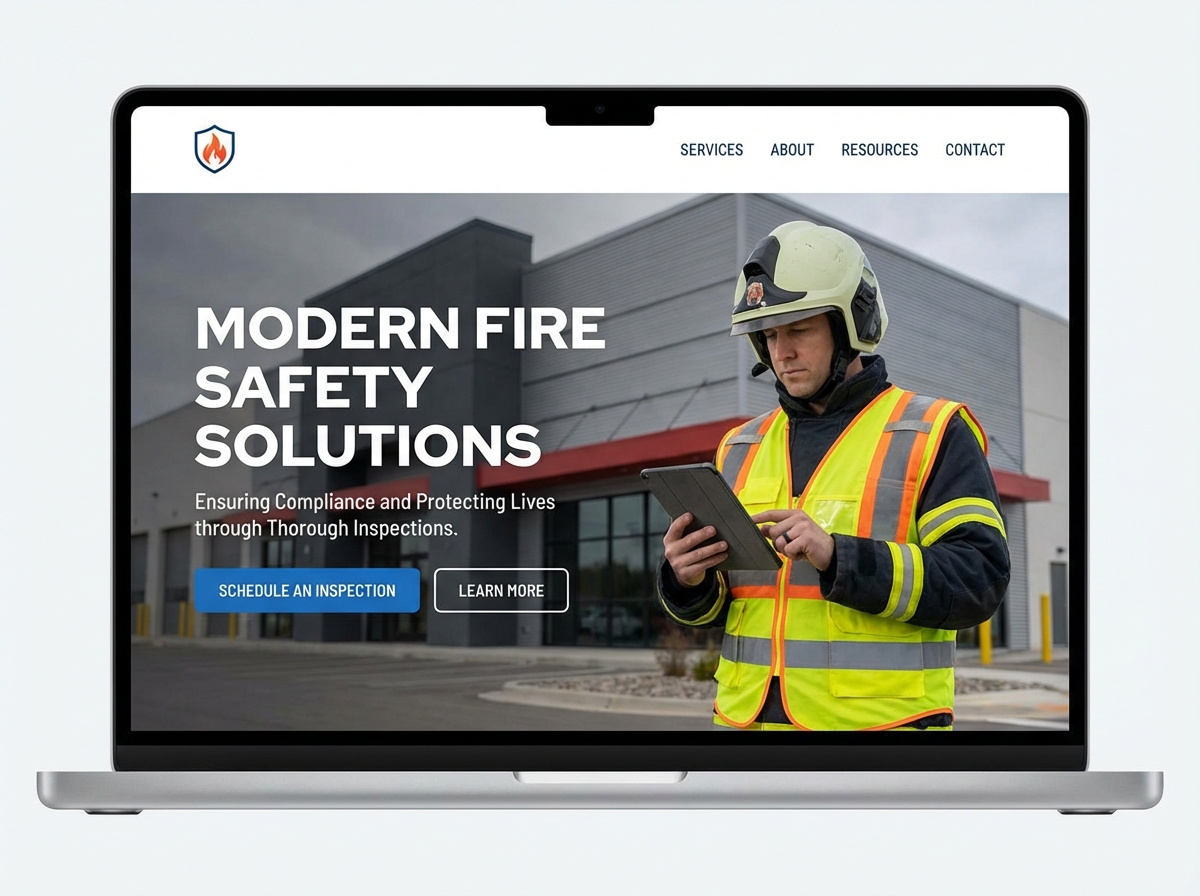 Build Your Professional Fire Inspector Website website preview
