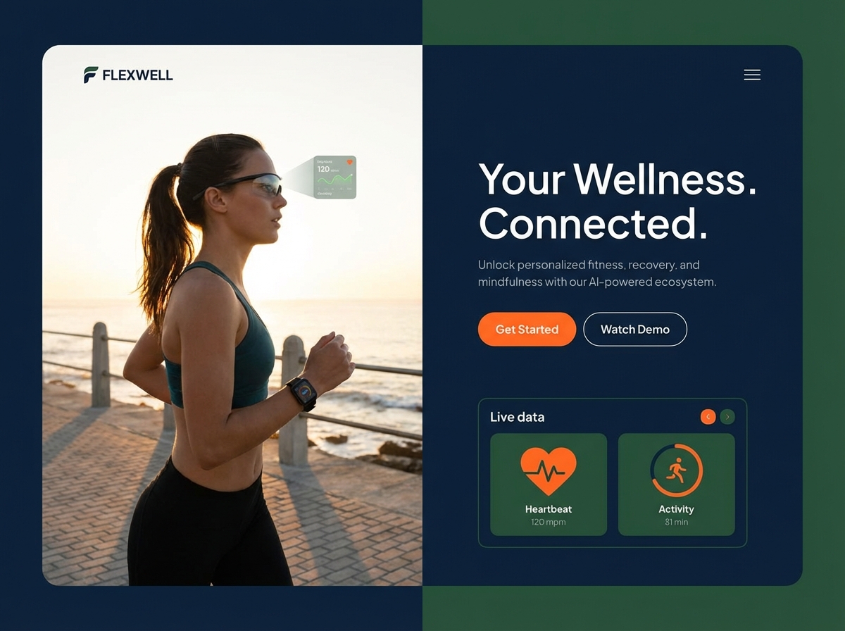 Build Cutting-Edge Websites for Fitness and Wellness Technology website preview