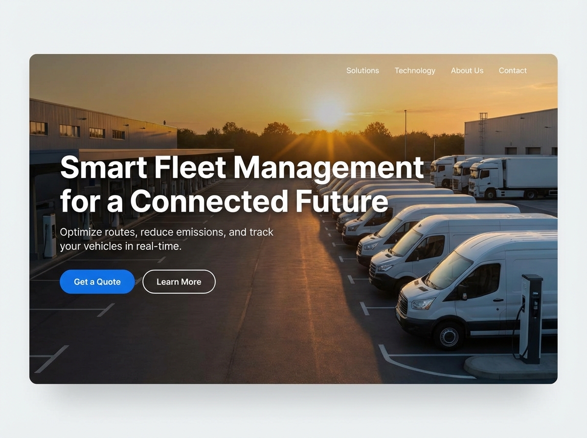 Build a High-Performance Fleet Management Website website preview