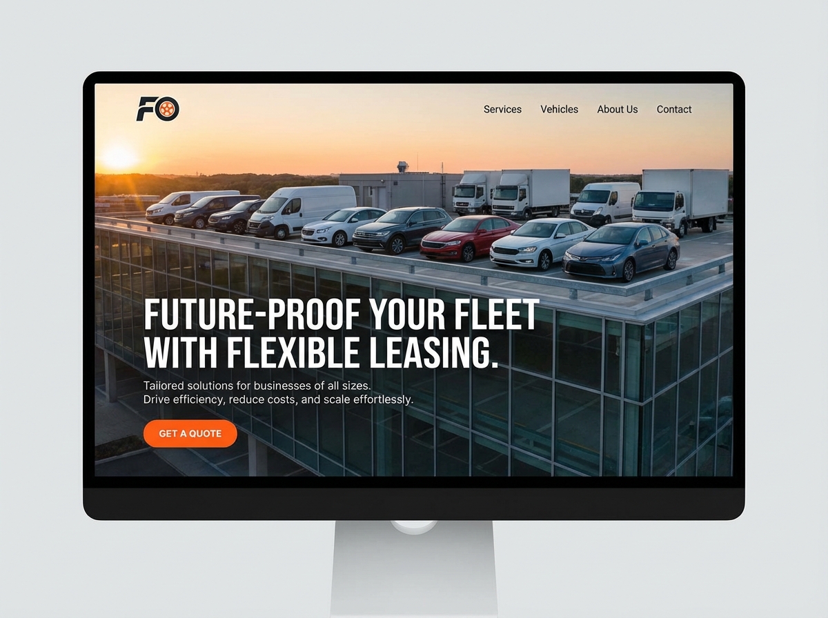 Build Your Premier Fleet Leasing Services Website website preview