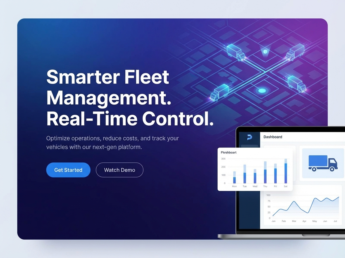 Build Your Powerful Online Presence as a Fleet Manager website preview