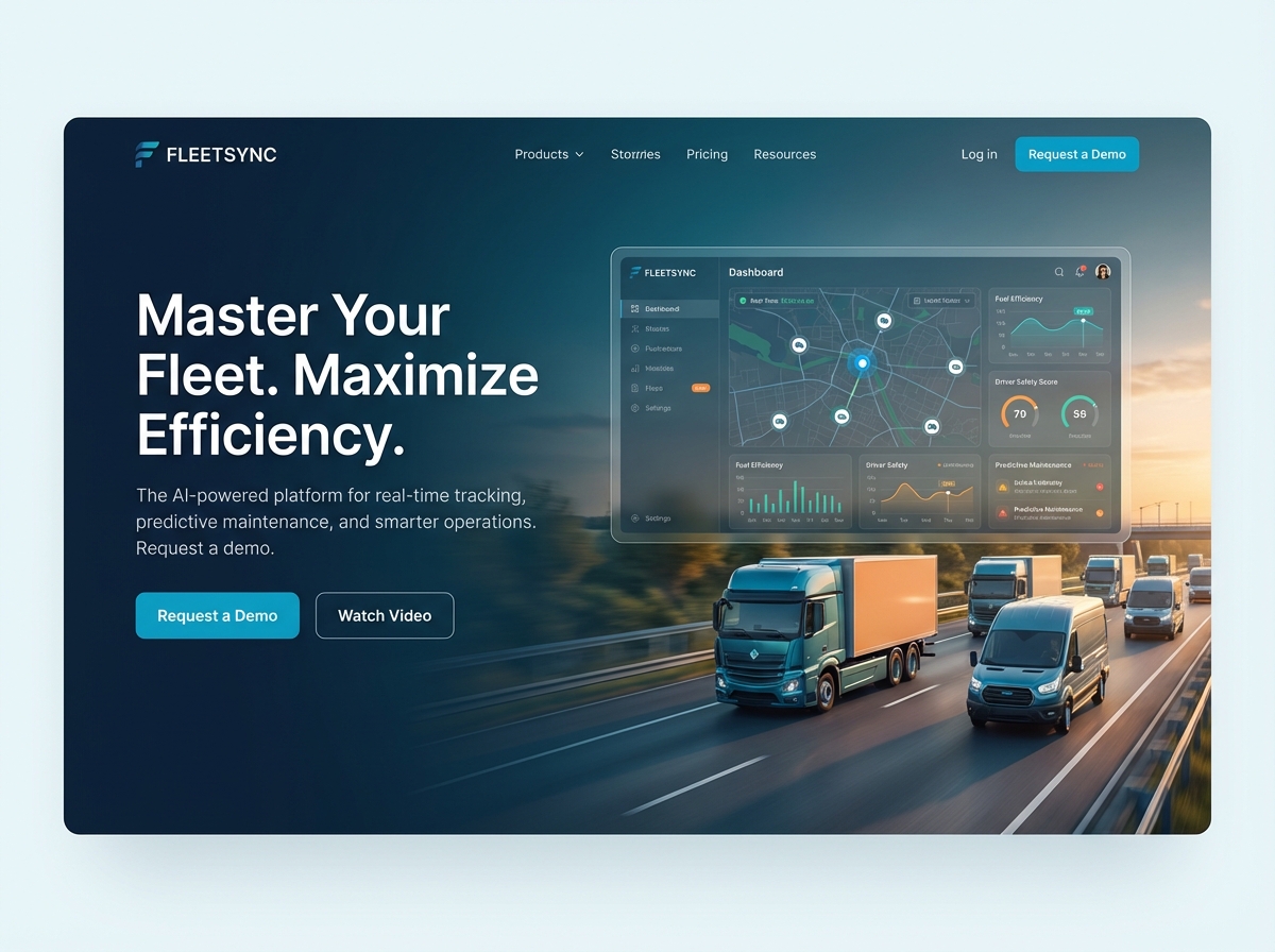 Build Your Powerful Fleet Software Website website preview