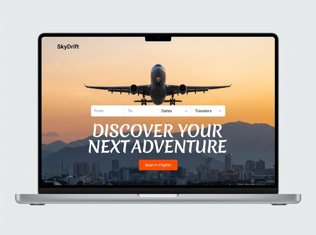 Build Your Own Flight Booking Website website preview