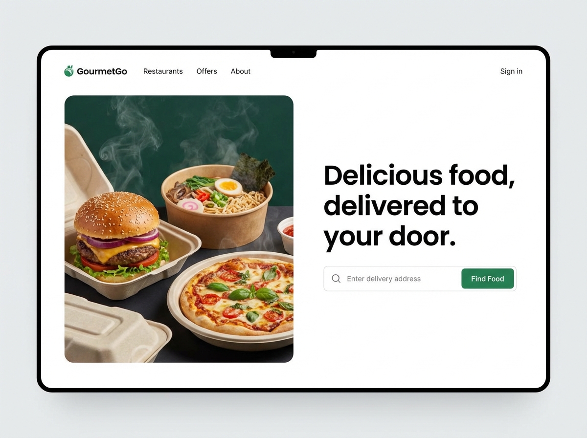 Your Ultimate Platform for Seamless Online Food Delivery website preview