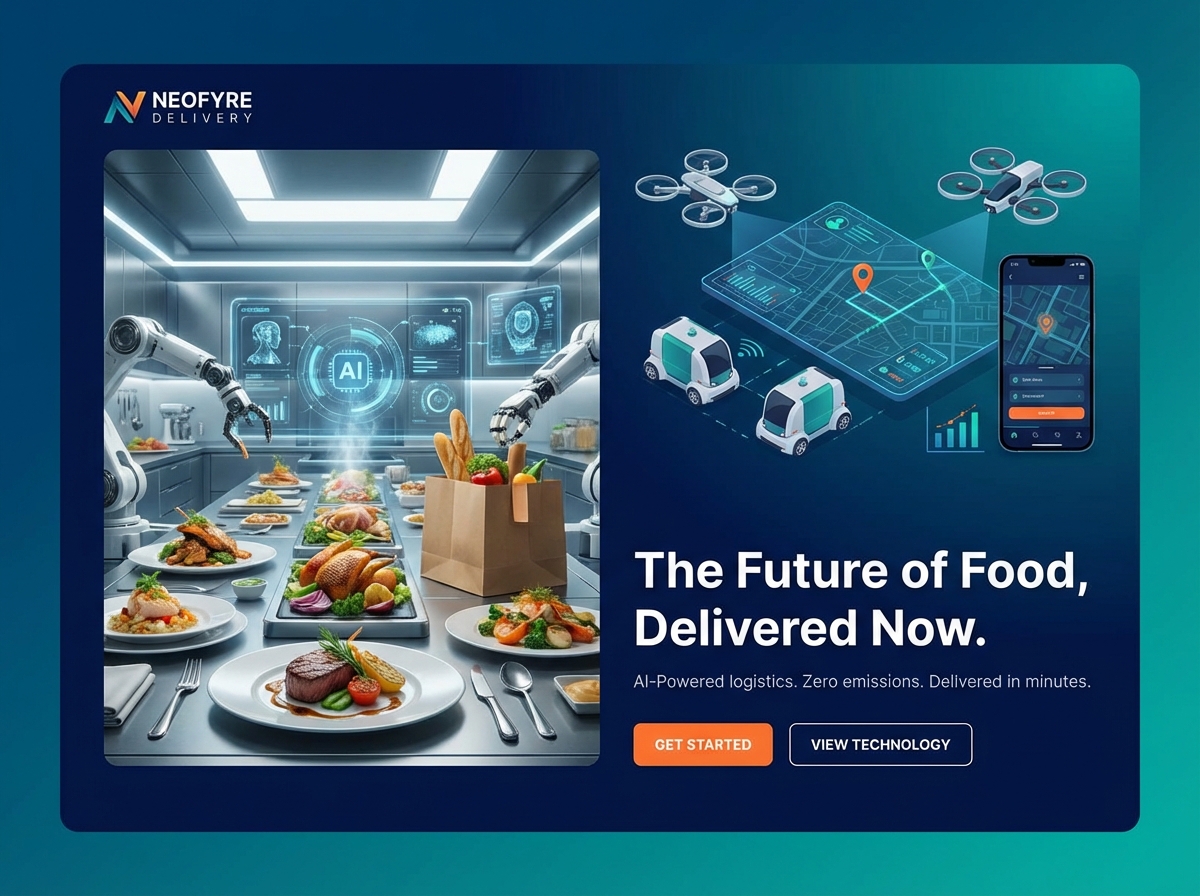 Build Your Next-Gen Food Delivery Platform with Grigora website preview