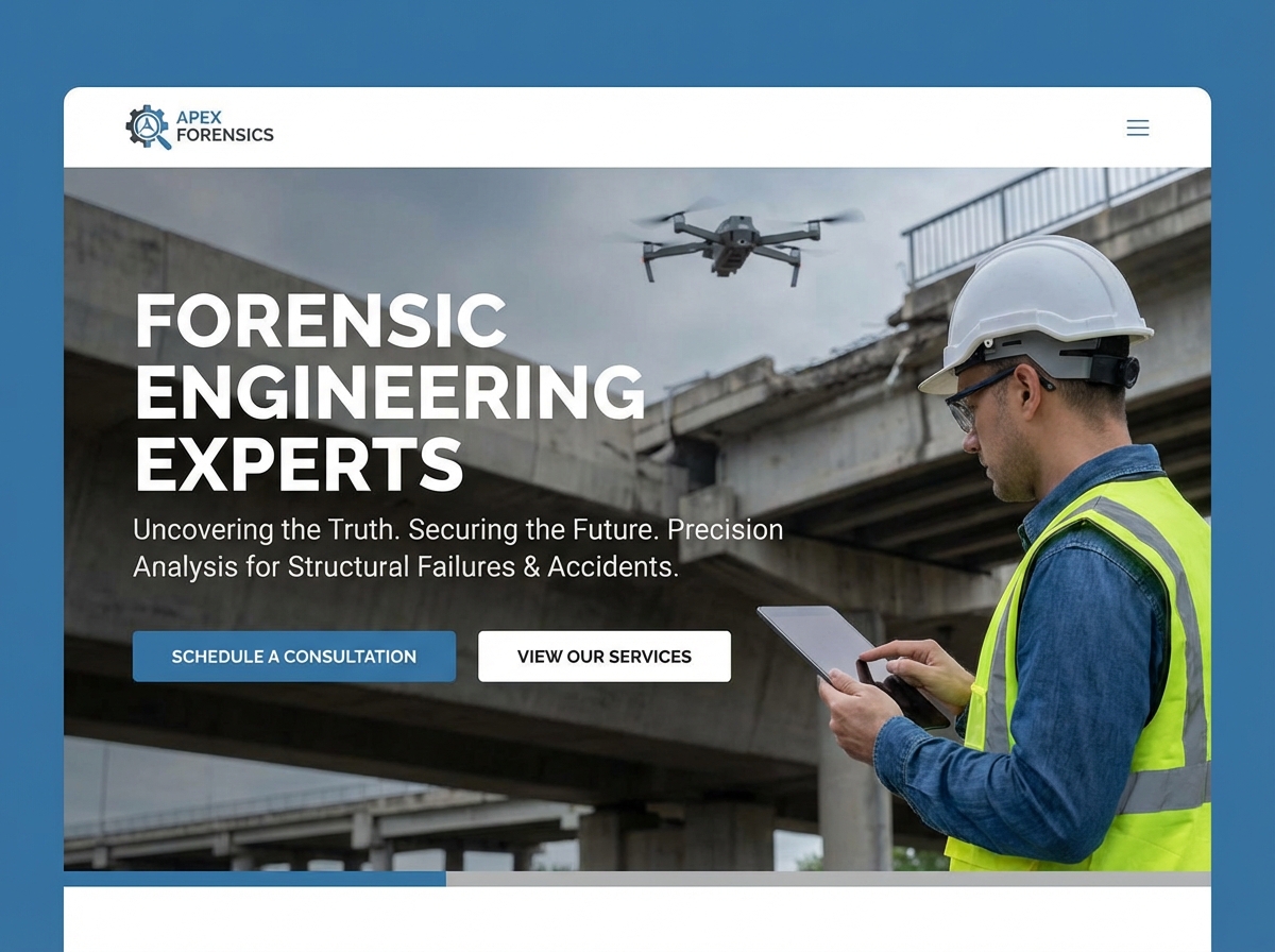 Build Your Authority as a Forensic Engineer website preview