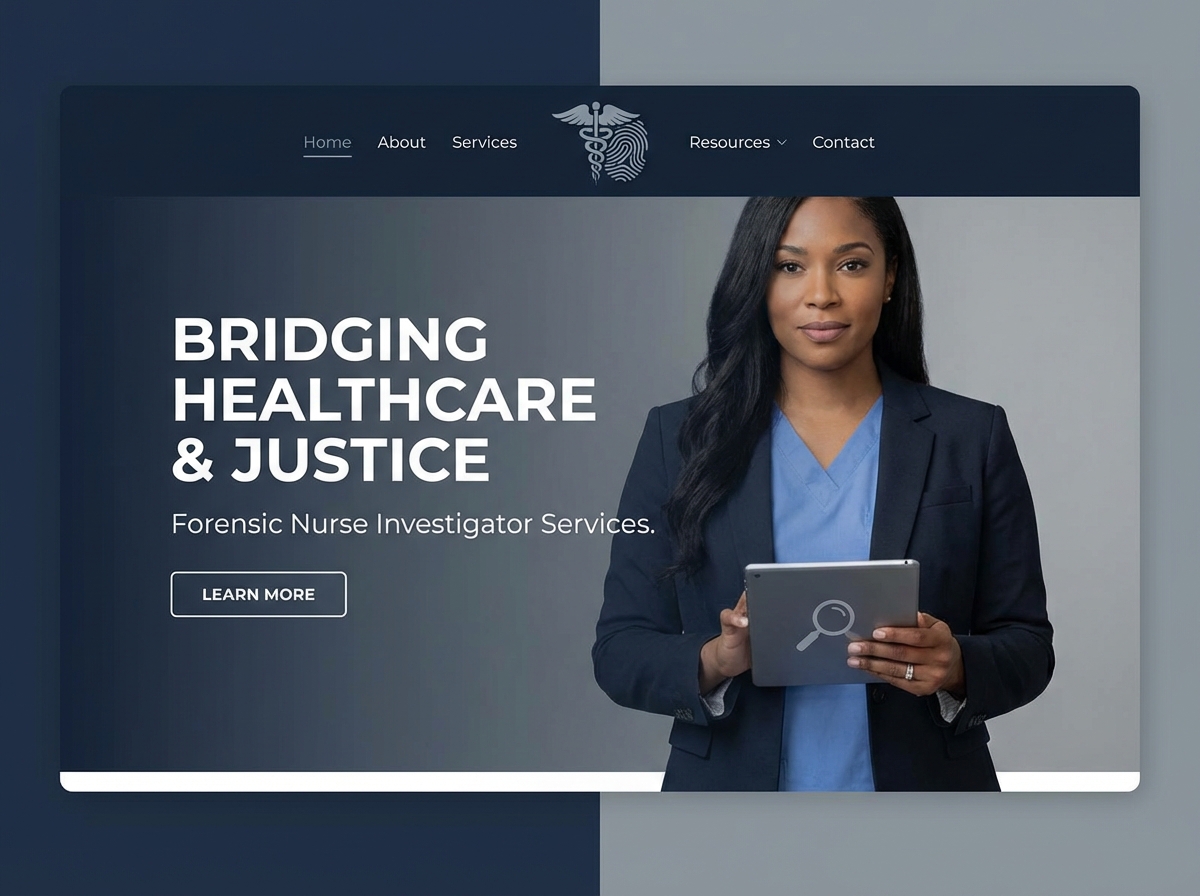 Build Your Expert Forensic Nurse Investigator Website website preview