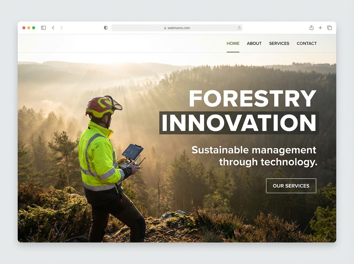 Build Your Professional Forester Website Today website preview