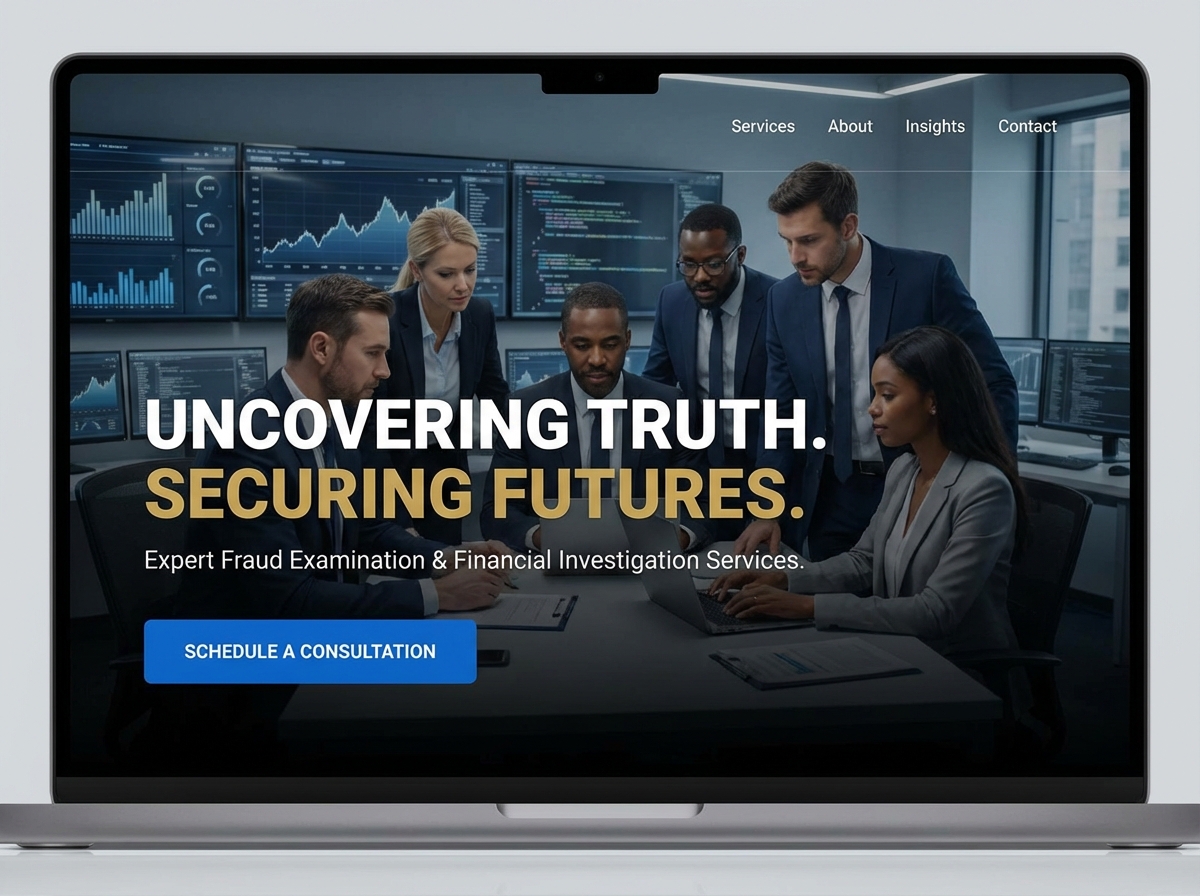 Build Your Professional Fraud Examiner Website website preview