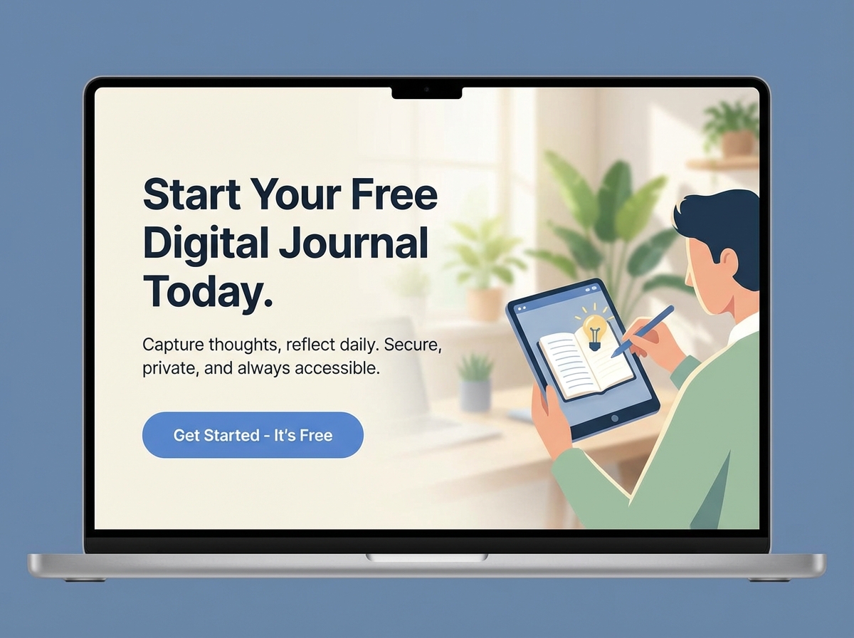 Launch Your Free Journal Website Today website preview