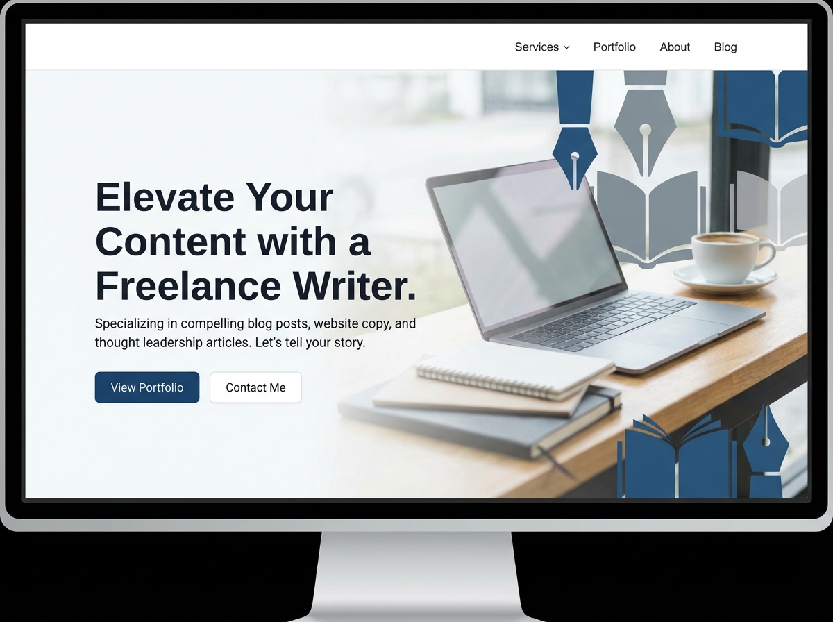 Build a Stunning Portfolio & Attract More Clients with Grigora website preview