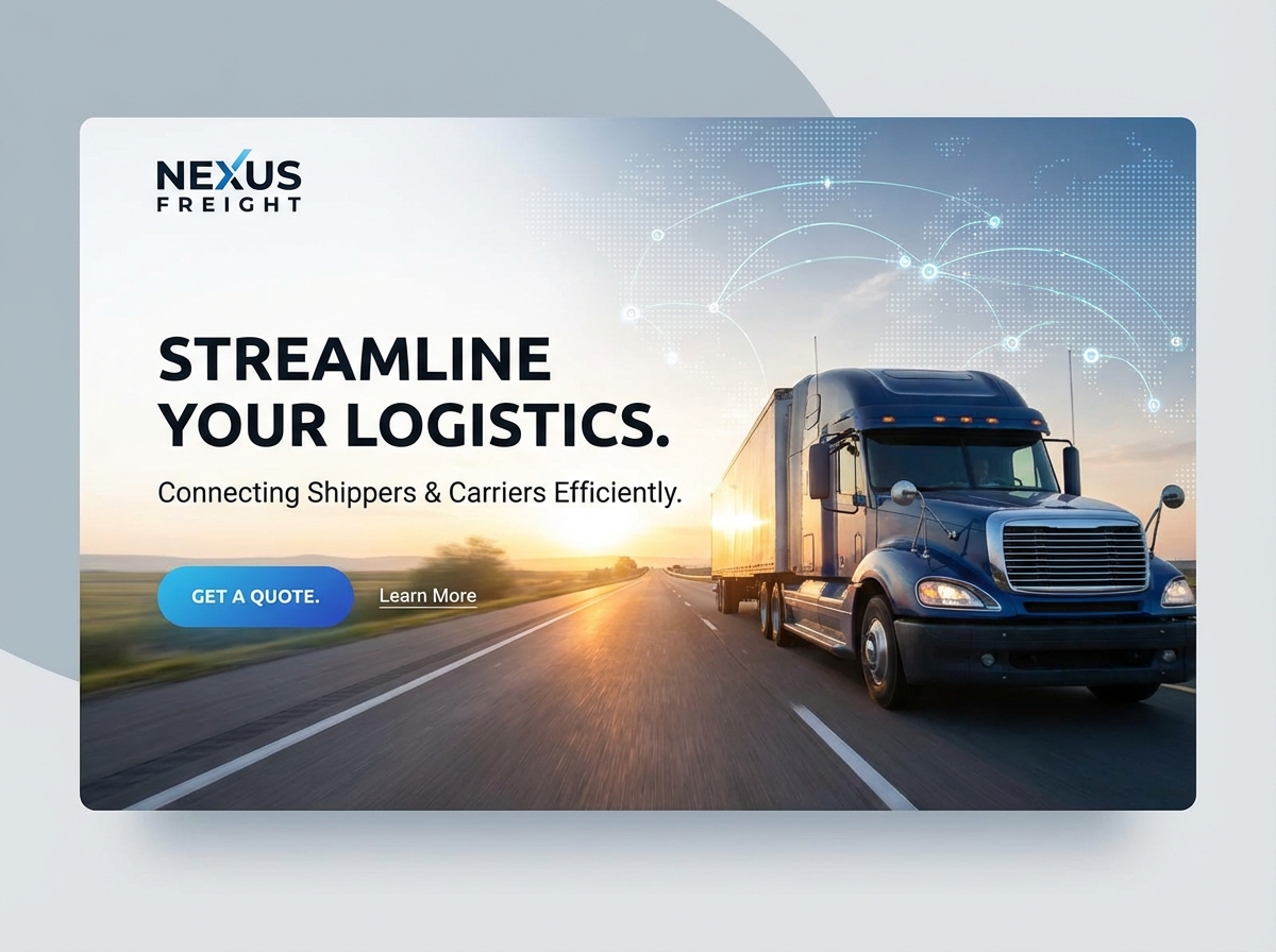 Build Your Own High-Performing Freight Broker Website website preview
