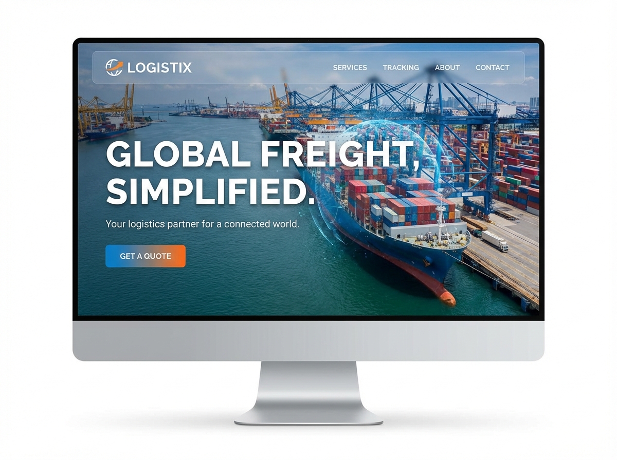 Build a Powerful Online Hub for Your Freight Logistics Business website preview