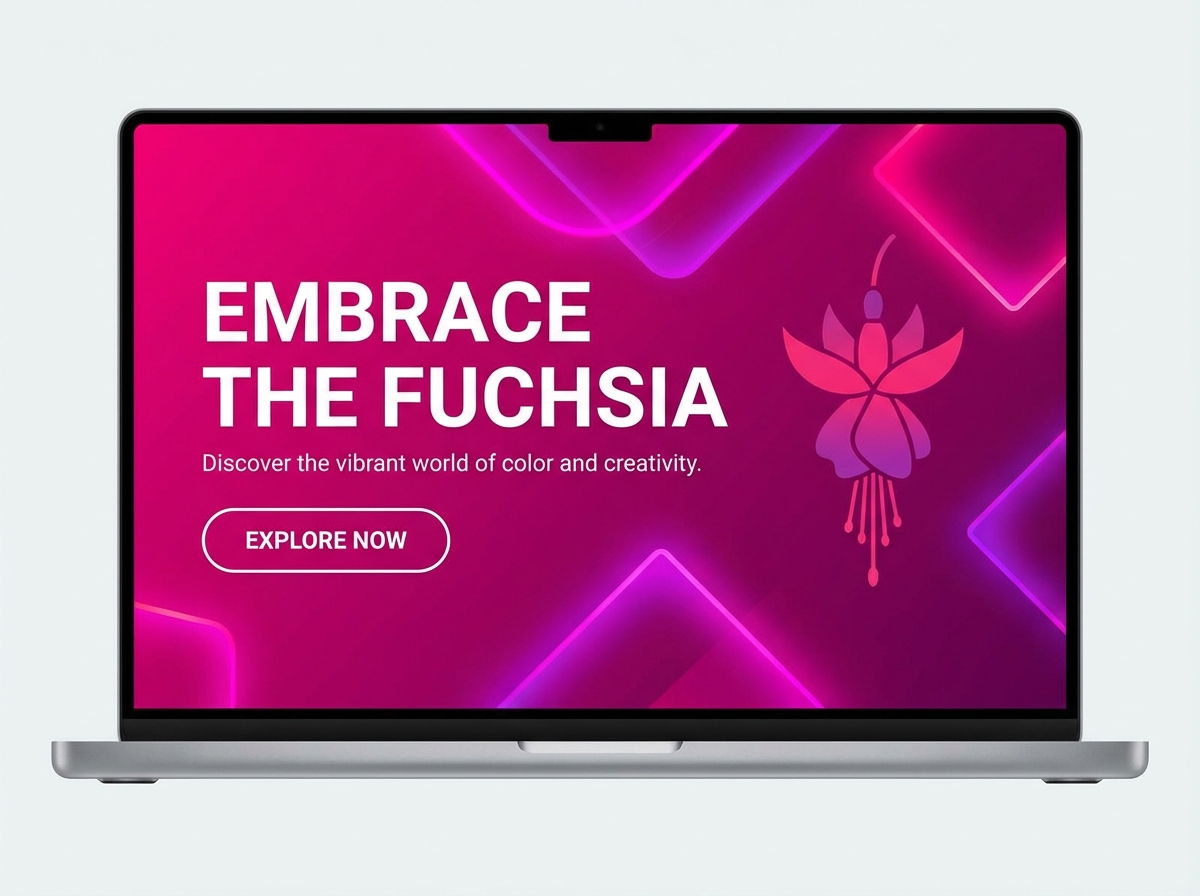 Unleash Vibrant Websites with the Power of Fuchsia Pink Color website preview