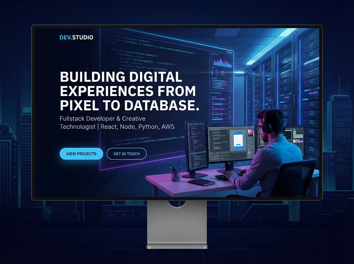 Build for Scale with the Leading Fullstack Developer Website Builder website preview