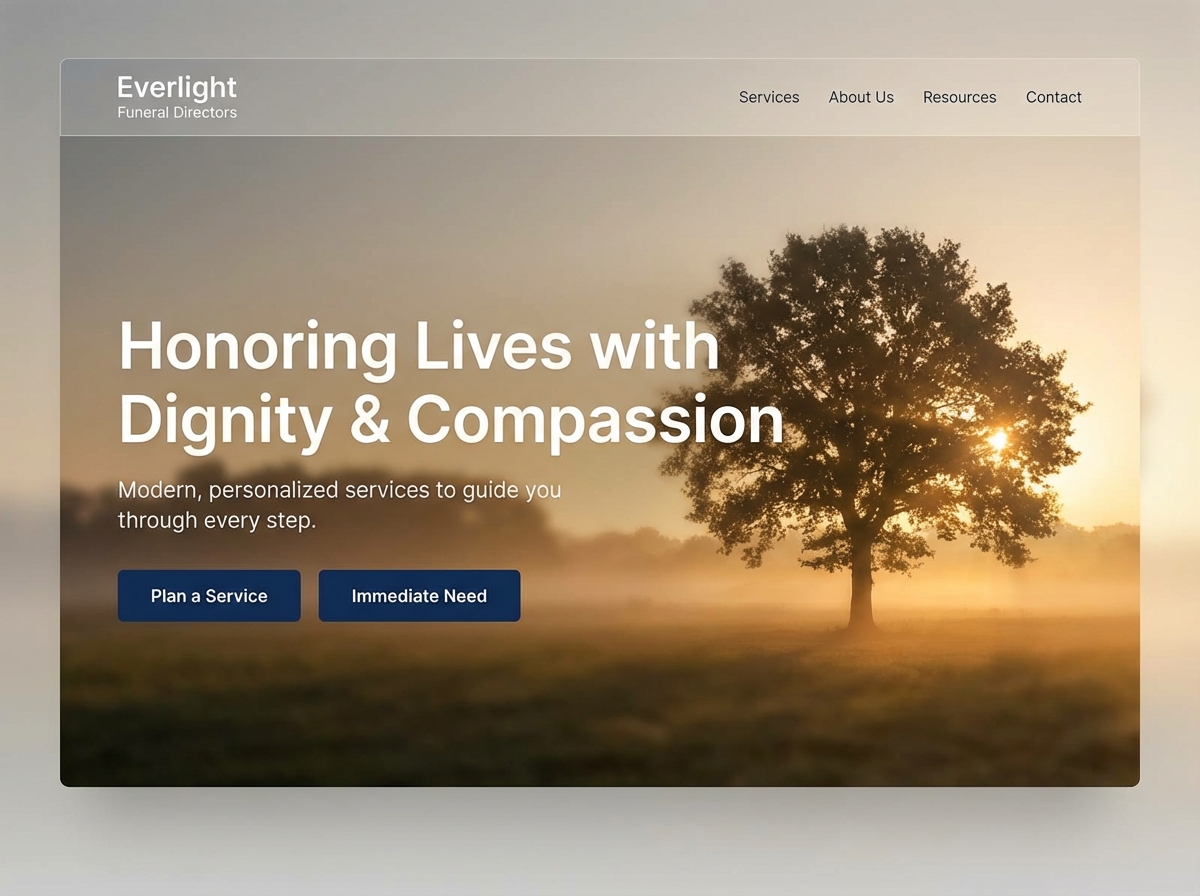 Build Compassionate Funeral Director Websites website preview