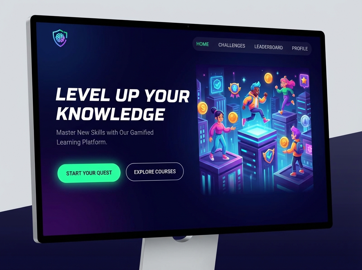 Build Engaging Gamified Learning Websites website preview