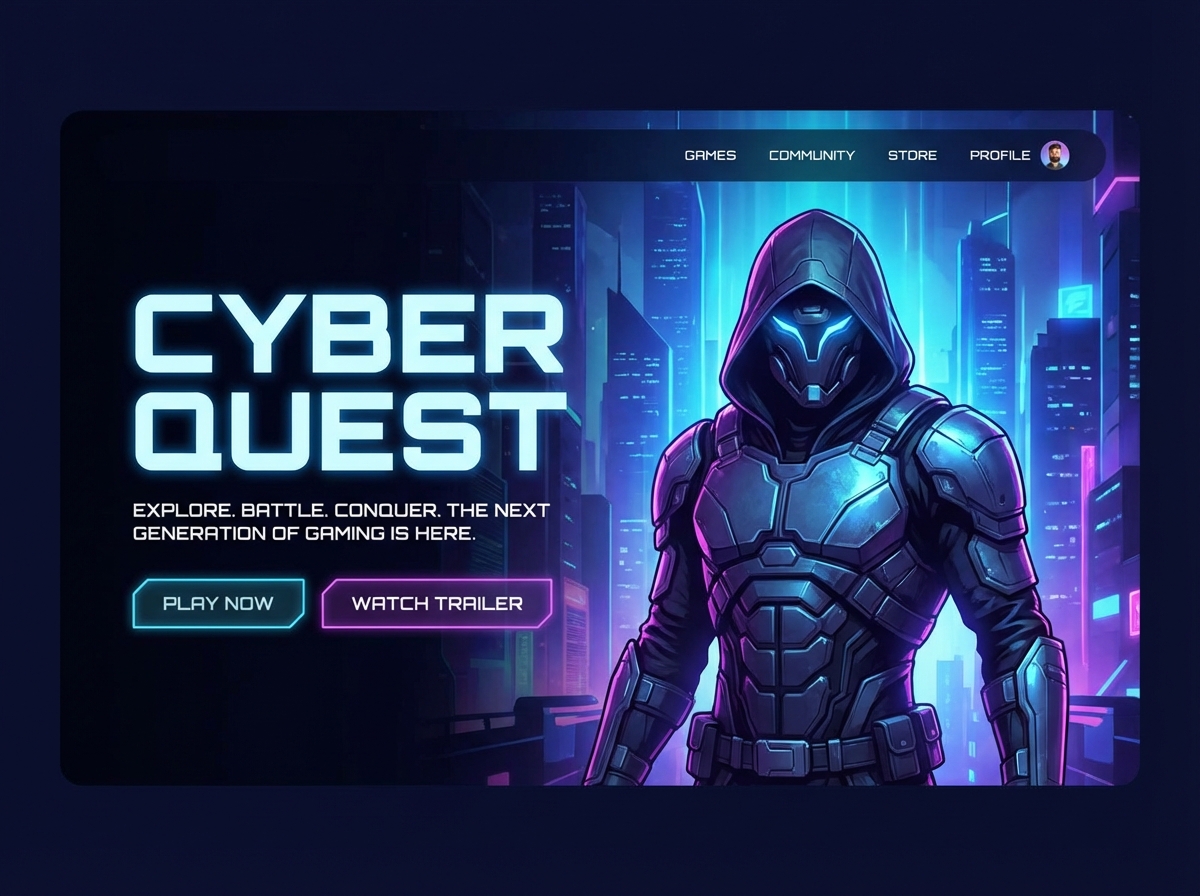 Build Your Ultimate Gaming Website with Grigora website preview