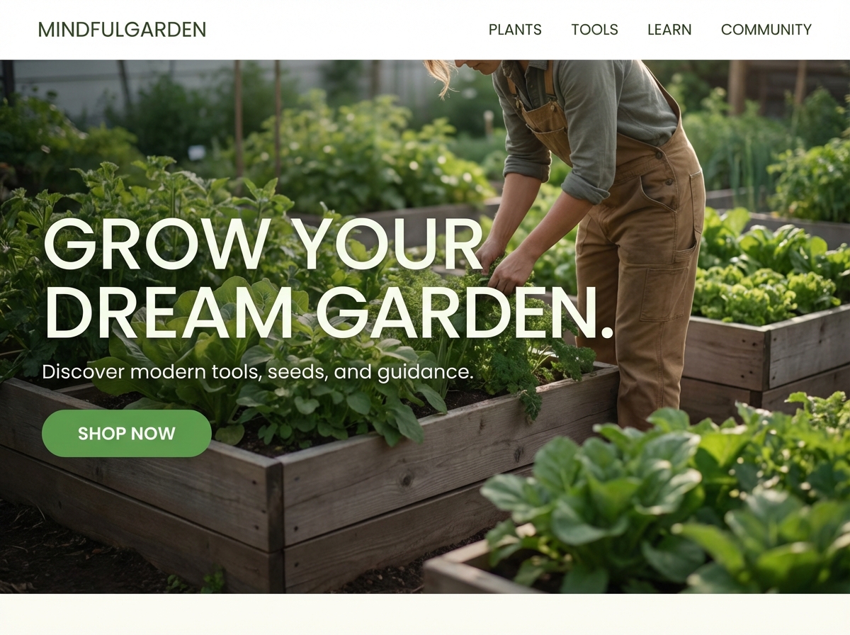 Cultivate Your Online Presence with a Grigora website preview