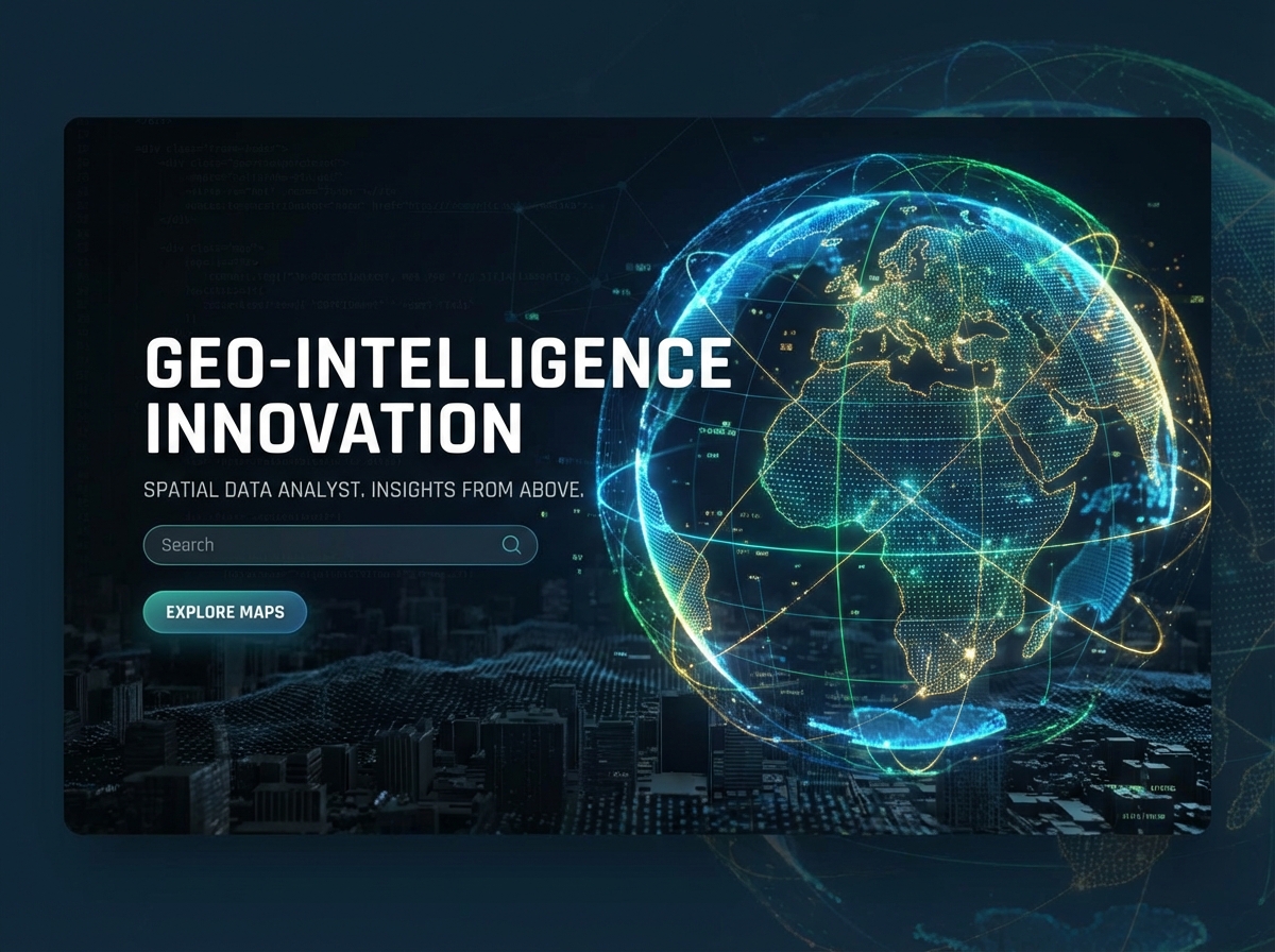 Build Your Premier Online Presence as a Geospatial Data Analyst website preview