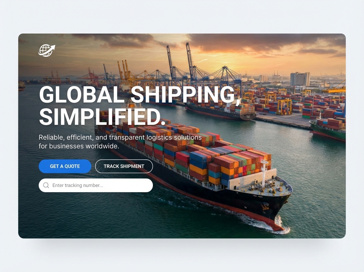 Build Your Global Shipping Website website preview