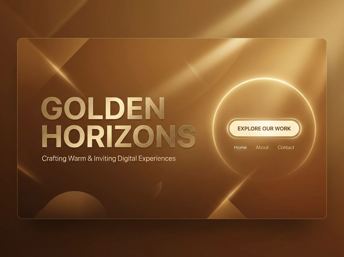 Unleash Your Creativity: Elevate with Golden Brown Color website preview