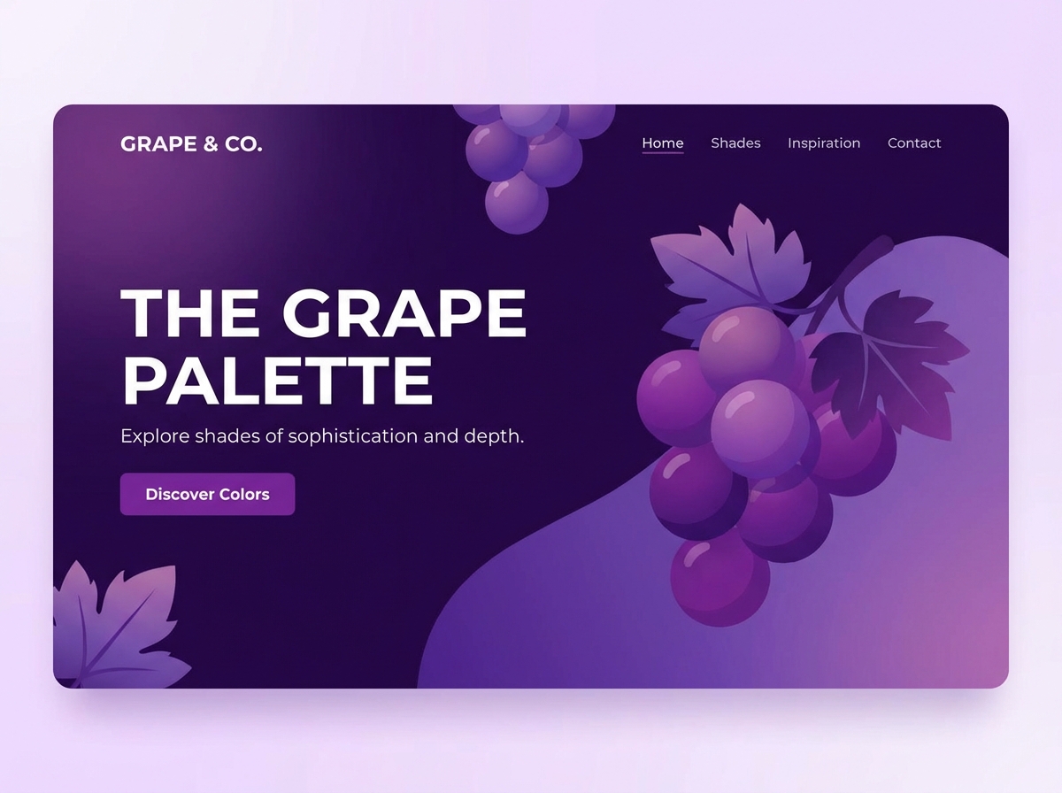 Master Your Vineyard with a Stunning Grape Color Website website preview