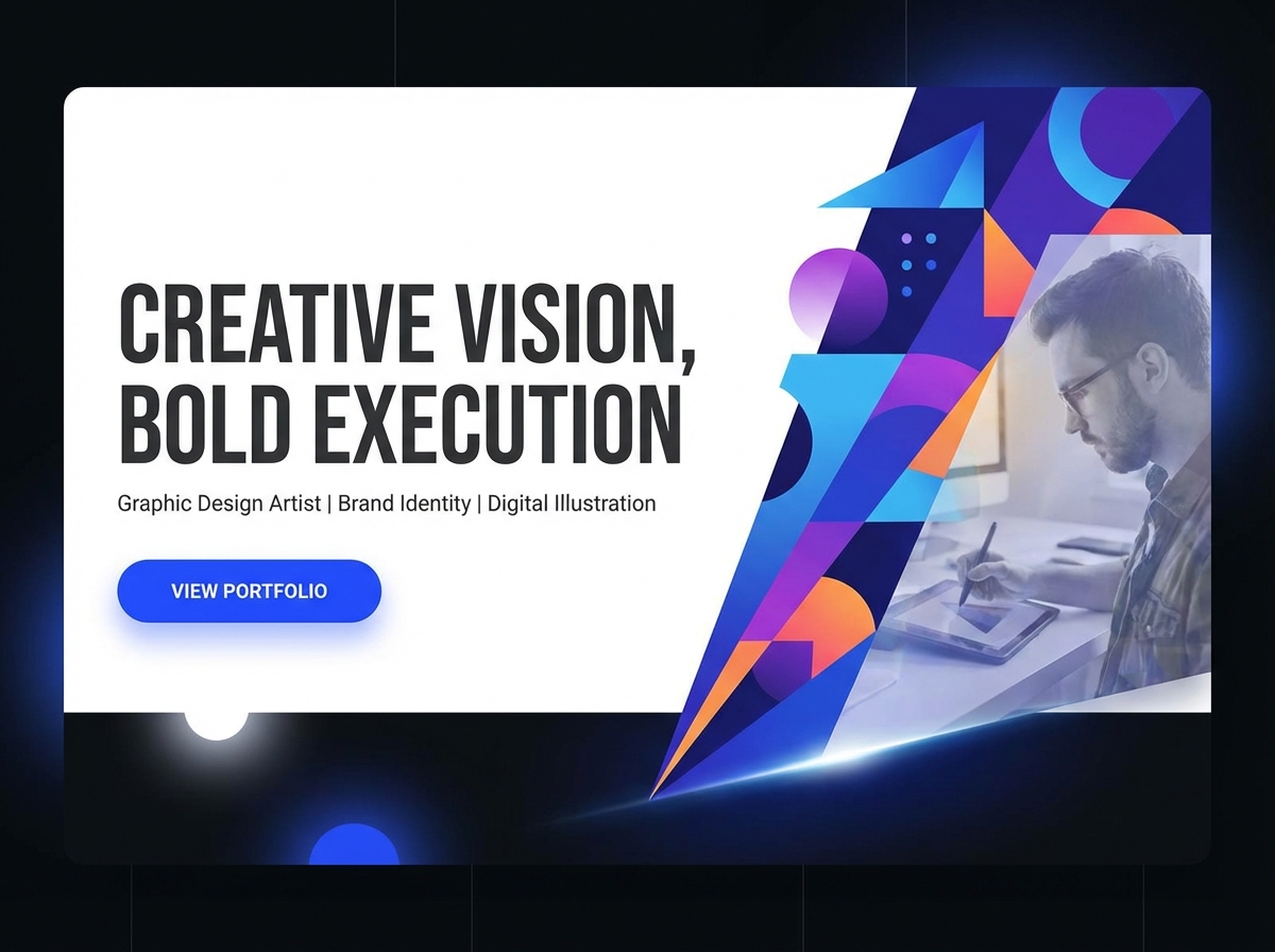 Build Your Stunning Online <gradient>Graphic Design Portfolio</gradient> website preview