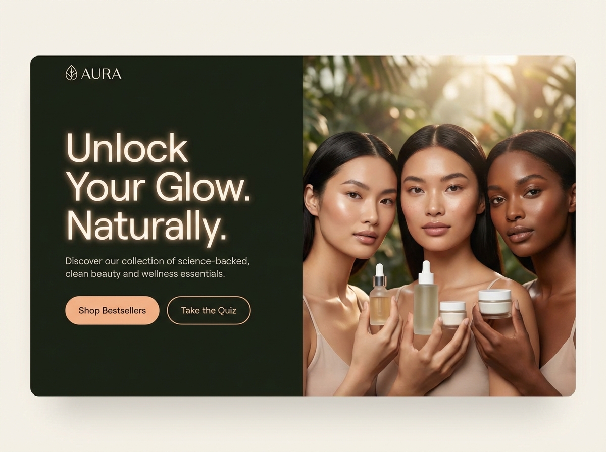 Build Your Stunning Health & Beauty Products Website website preview