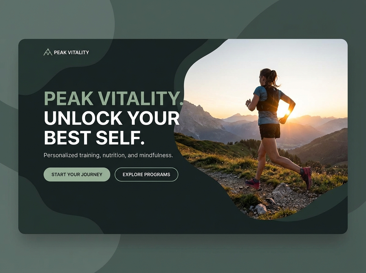Build a High-Performance Fitness Website Today website preview