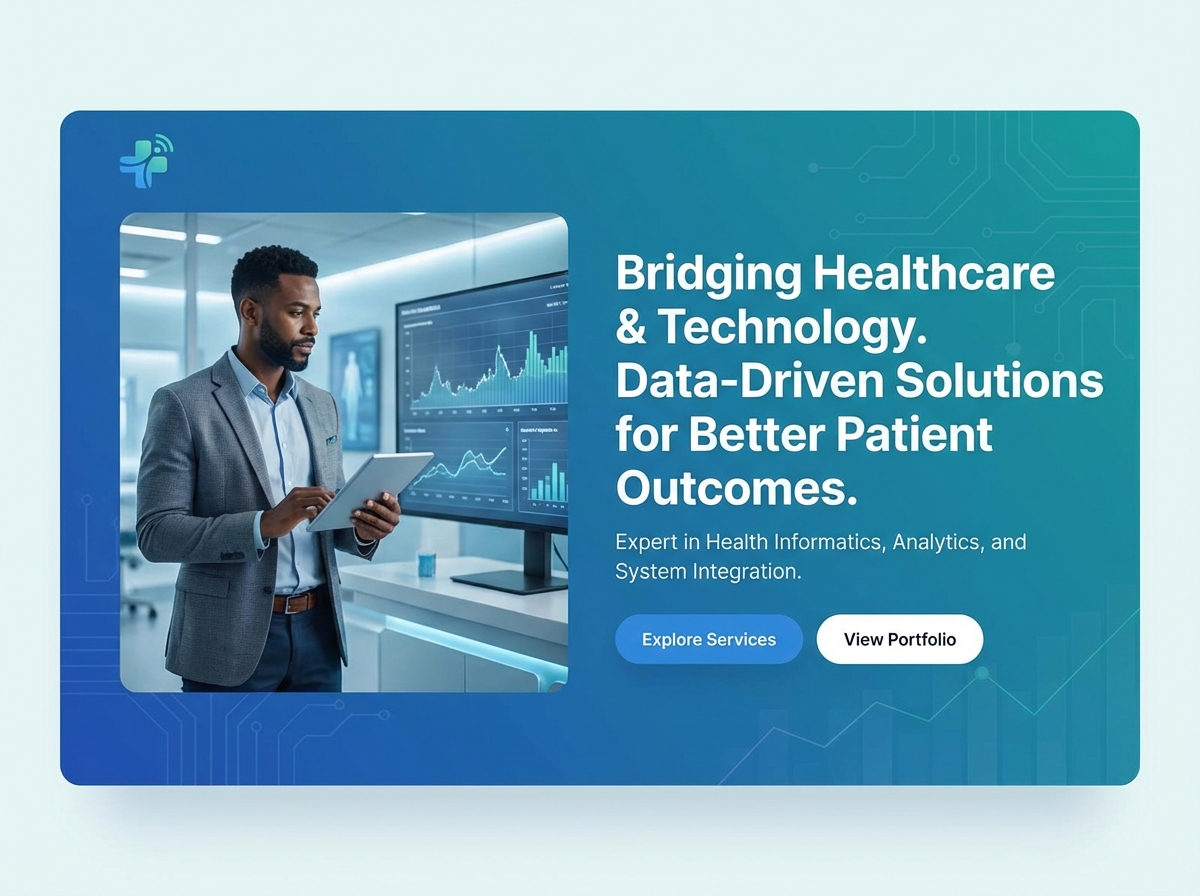 Build Your Professional Health Informatics Specialist Portfolio website preview