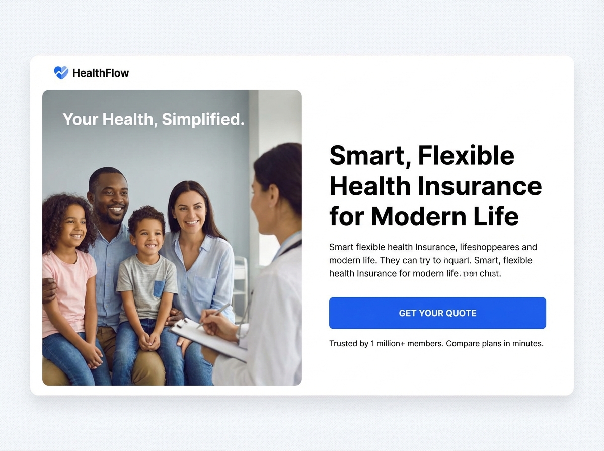 Build Dynamic Health Insurance Platforms with Grigora website preview