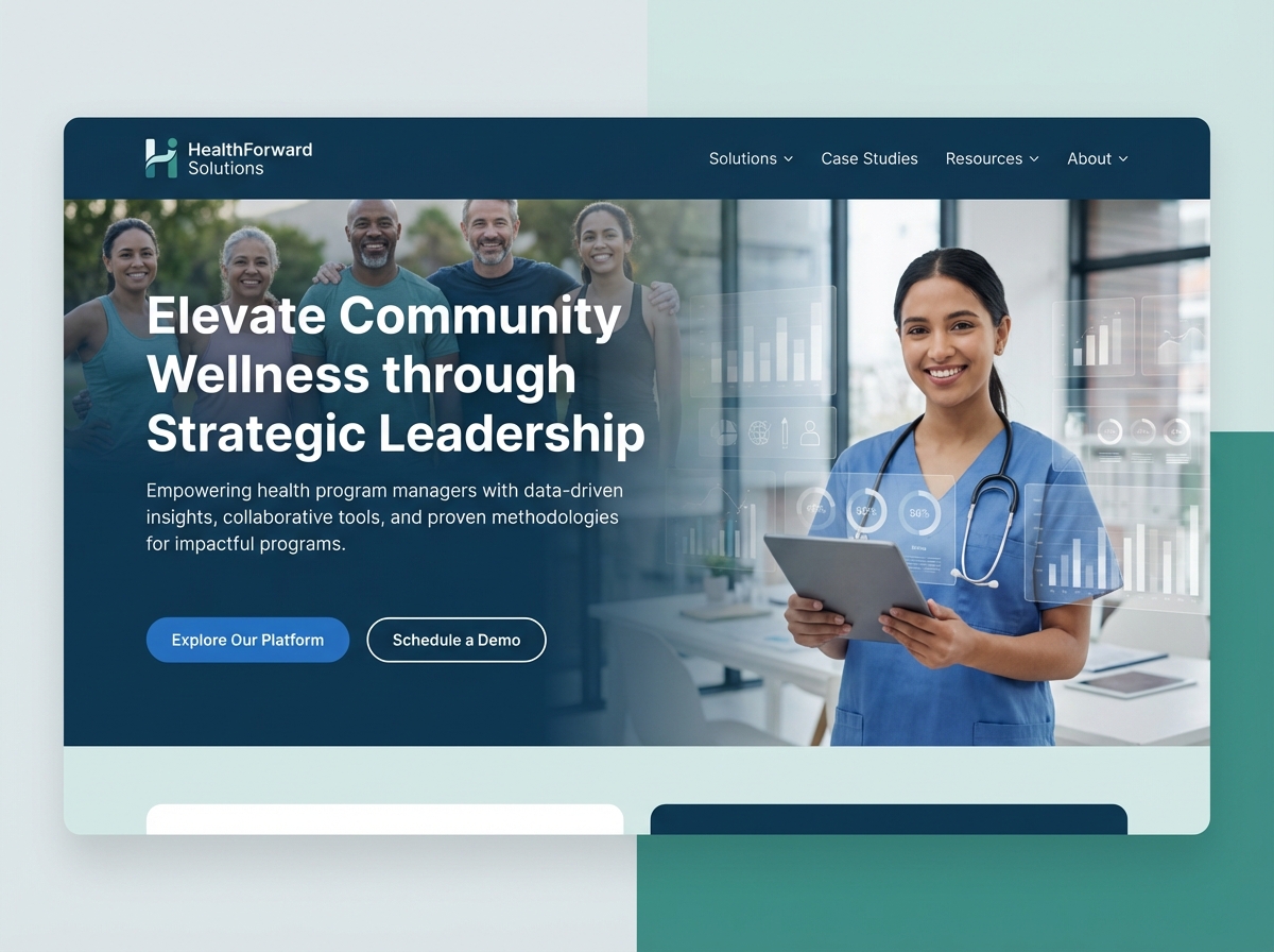 Build Your Professional Health Program Manager Website website preview