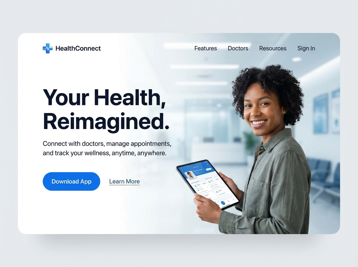 Build Your Next Generation Healthcare App Website website preview