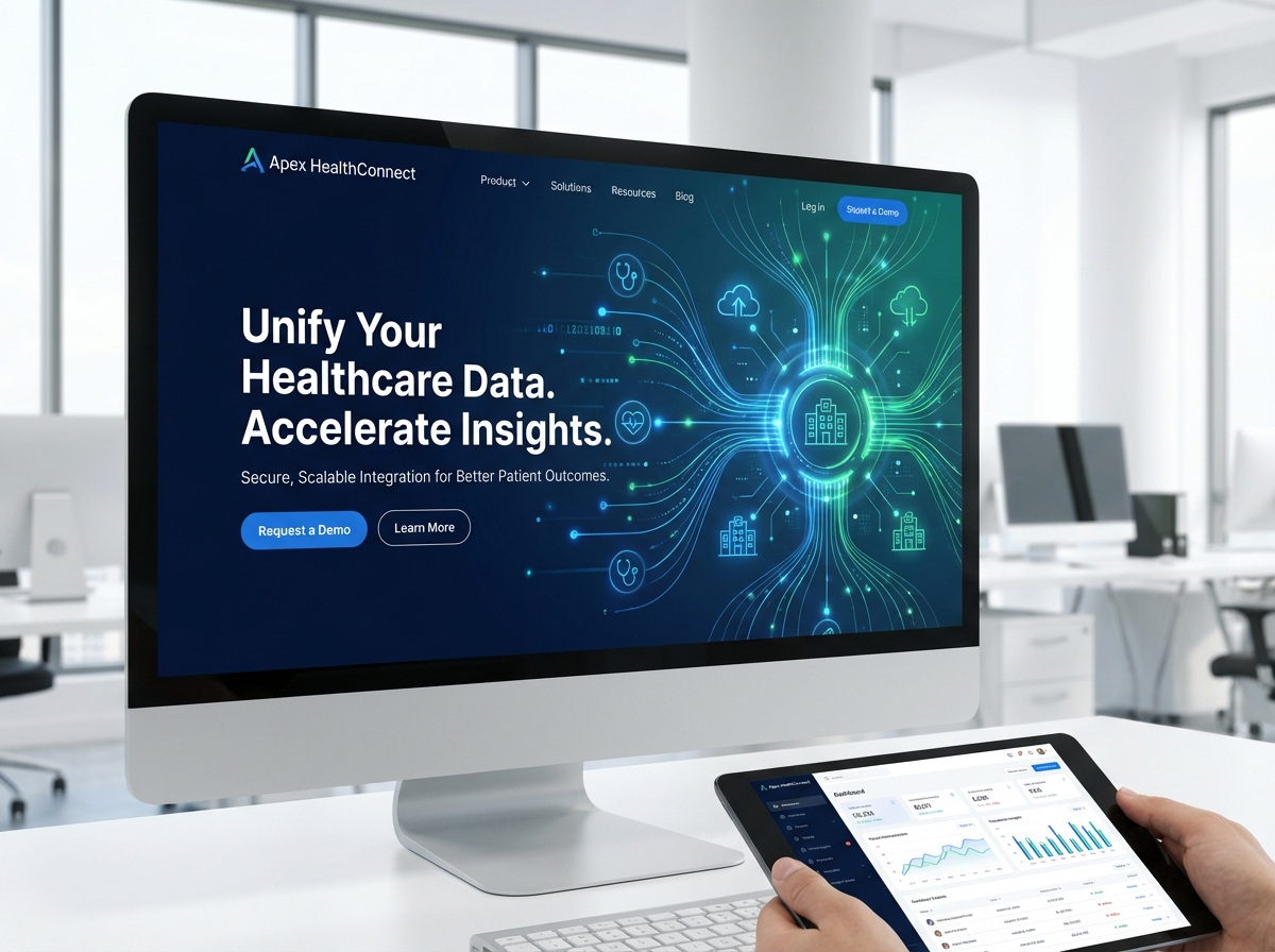 Seamless Healthcare Data Integration for Modern Practices website preview