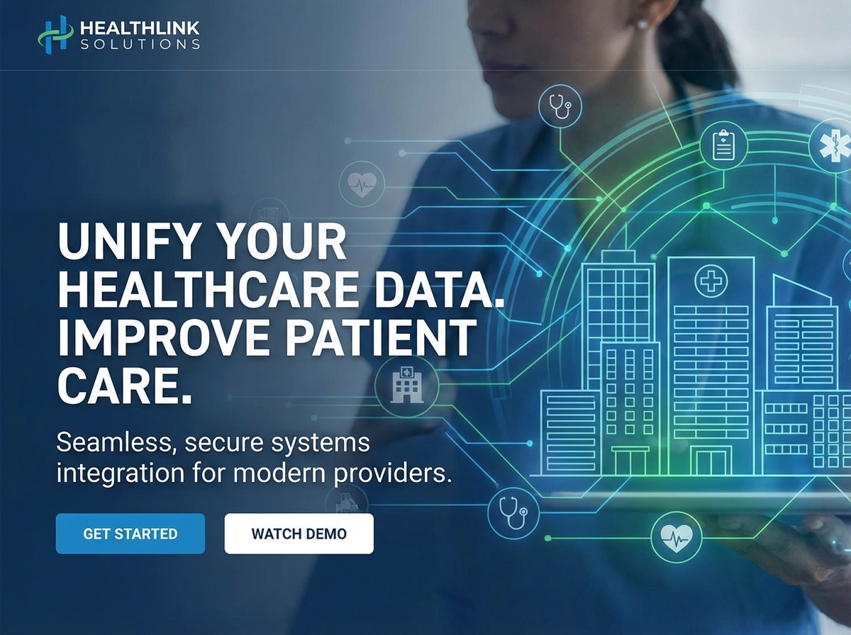 Streamline Your Healthcare Systems Integration website preview