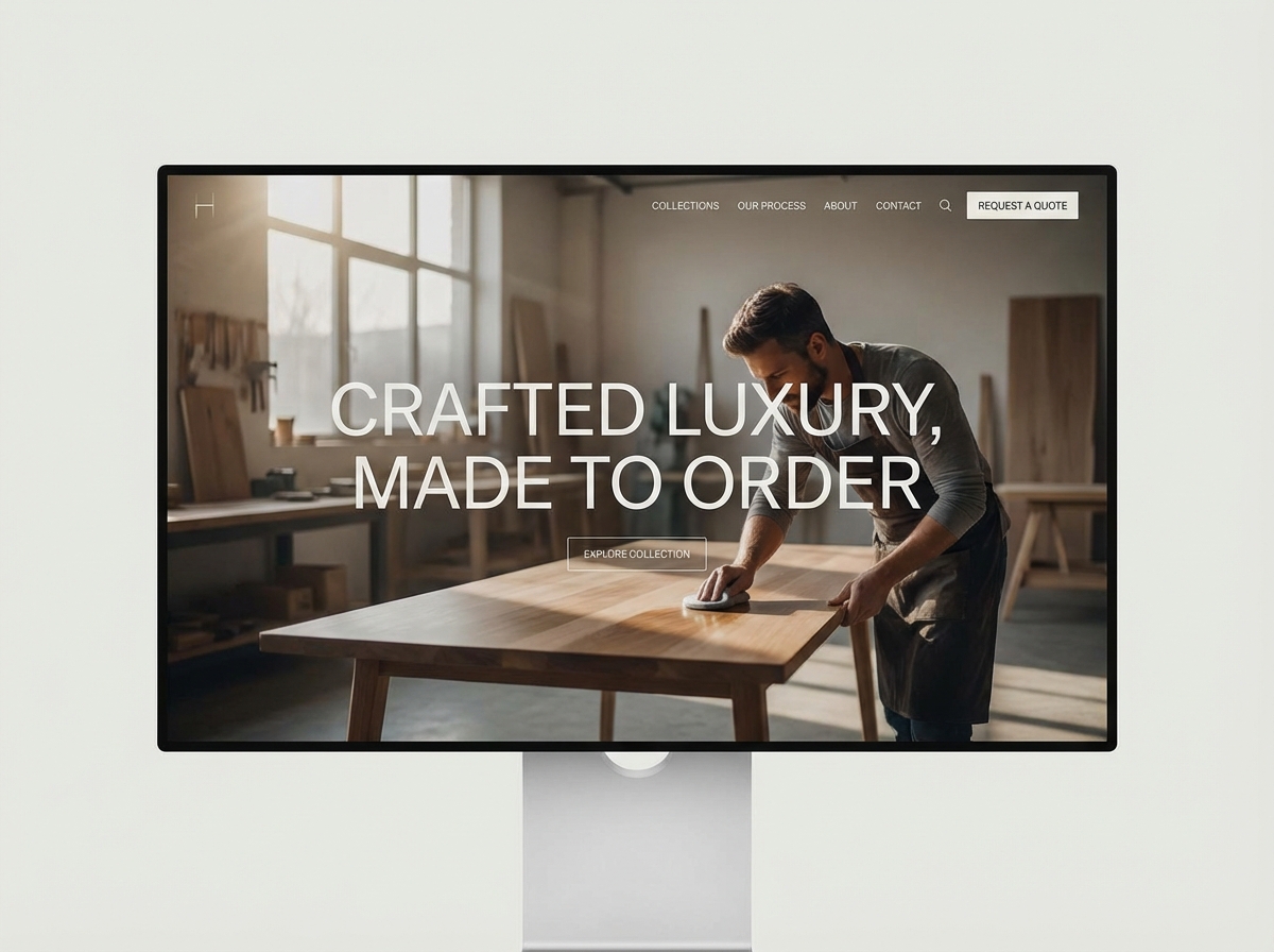 Build a Stunning Online Presence for Your High-End Furniture Manufacturing Business website preview