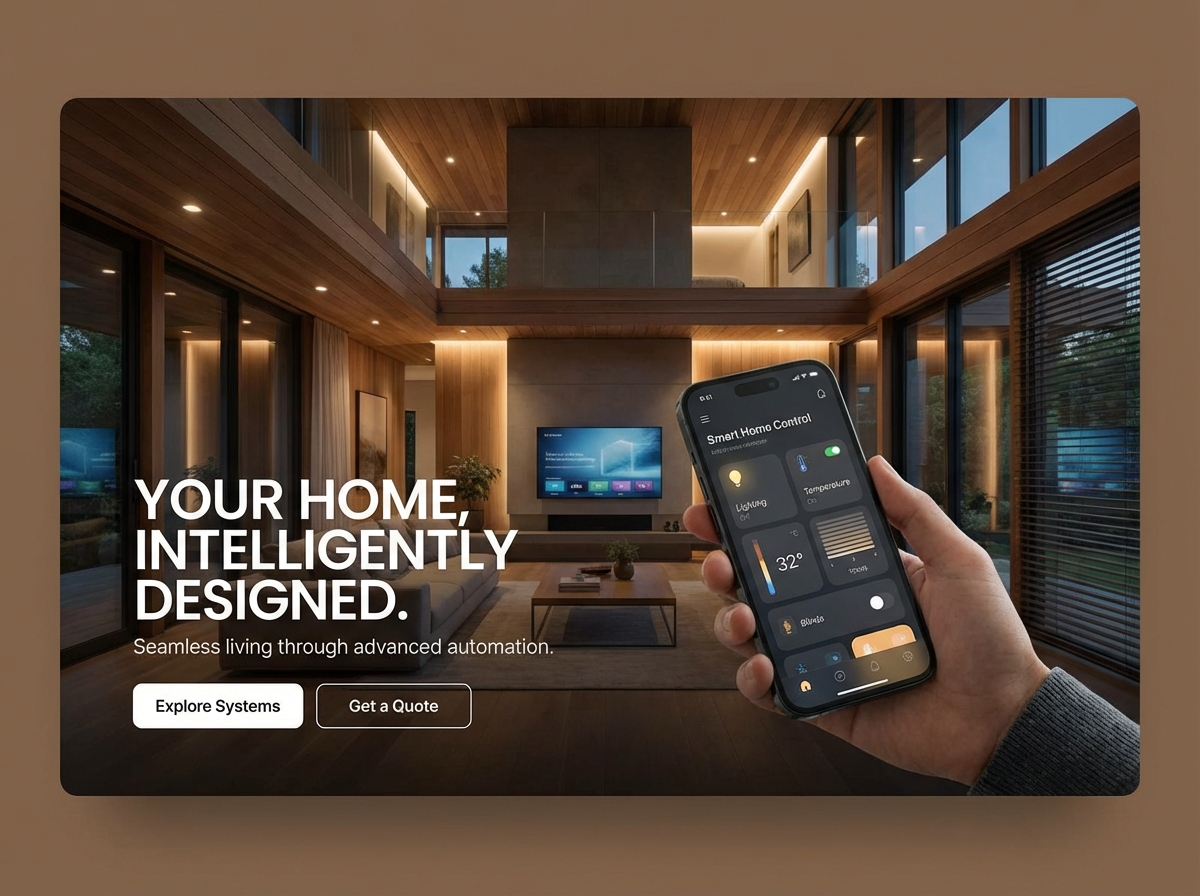 Build a Smart Website for your Home Automation Business website preview