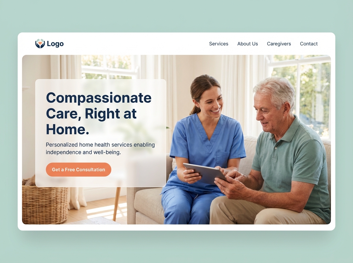 Build a Compassionate Home Health Care Website website preview