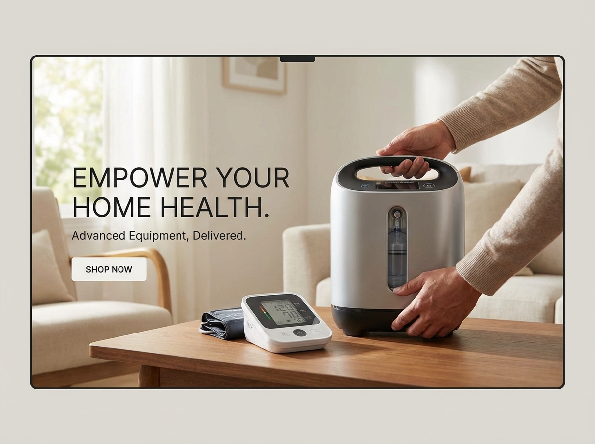 Build Your Essential Online Home Health Care Equipment Hub website preview