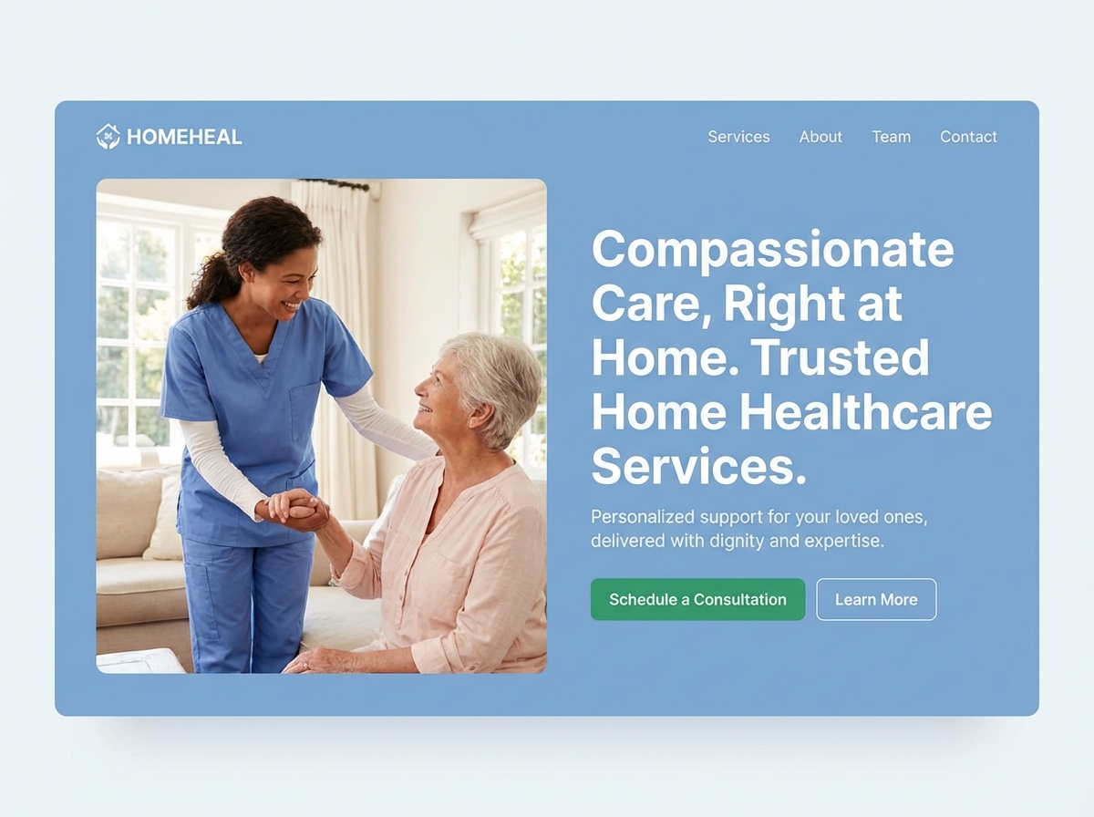 Build Your Premier Home Healthcare Services Website website preview