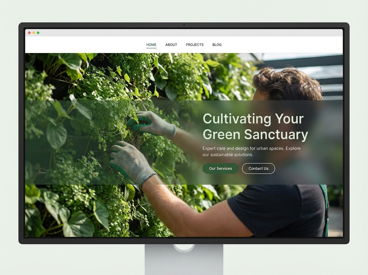Cultivate Your Online Presence with a Grigora website preview