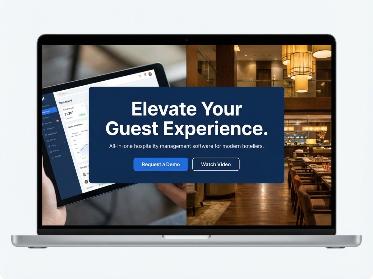 Build Superior Websites for Your Hospitality Software website preview